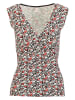 Blutsgeschwister Top "Mon Soleil Cache" zwart/rood/wit