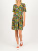 Blutsgeschwister Sukienka "Summer Ease Cache" w kolorze zielonym ze wzorem