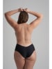 Bye Bra Pełne figi high waist w kolorze czarnym