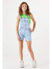 Garcia Jeans-Latzhose in Hellblau
