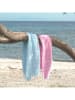 Towel to Go Strandtuch "Sultan" in Türkis - (L)170 x (B)100 cm