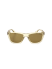 Polaroid Okulary przeciwsłoneczne unisex w kolorze żółto-oliwkowym