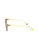 Polaroid Okulary przeciwsłoneczne unisex w kolorze żółto-oliwkowym