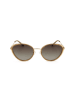 Polaroid Damen-Sonnenbrille in Gold/ Hellbraun