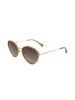 Polaroid Damen-Sonnenbrille in Gold/ Hellbraun