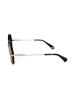 Polaroid Damen-Sonnenbrille in Braun-Gold/ Hellbraun