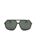 Polaroid Okulary przeciwsłoneczne unisex w kolorze brązowo-szarym