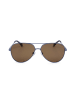 Polaroid Okulary przeciwsłoneczne unisex w kolorze niebiesko-oliwkowym