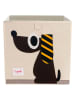3 Sprouts Aufbewahrungsbox "Hund" in Beige/ Schwarz - (B)33 x (H)33 x (T)33 cm