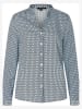 More & More Bluse in Hellblau/ Schwarz