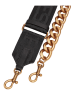 LIEBESKIND BERLIN Umhängeriemen in Schwarz/ Gold - (L)140 cm