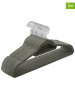 Songmics 20er-Set: Kleiderbügel in Hellgrau/ Silber - (B)43,5 x (H)22,5 cm