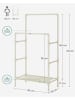 Songmics Kledingrek wit - (B)83 x (H)157 x (D)45 cm