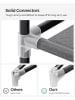 Songmics Kleiderschrank in Grau - (B)150 x (H)175 x (T)45 cm