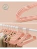 Songmics 50er-Set: Kleiderbügel in Rosa/ Roségold - (B)43,5 x (H)22,5 cm