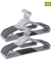 Songmics 30er-Set: Kleiderbügel in Hellgrau/ Silber - (B)42 x (H)21,5 cm
