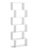 SONGMICS Regał w kolorze białym na książki - 70 x 190,5 x 24 cm