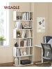 SONGMICS Boekenkast wit - (B)70 x (H)190,5 x (D)24 cm