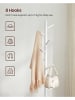 Songmics Kledingrek wit - (B)47 x (H)175 x (D)47 cm