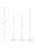 Songmics Kledingrek wit - (B)30 x (H)175 x (D)30 cm