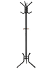 SONGMICS Wieszak stojący w kolorze czarnym - 49 x 176 cm