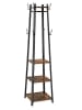 Songmics Wieszak stojący w kolorze czarno-brązowym - 43 x 180 x 43 cm