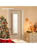 Songmics Lustro ścienne w kolorze białym - 37 x 120 x 10 cm