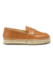 Marc O'Polo Shoes Skórzane espadryle w kolorze jasnobrązowym
