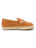 Marc O'Polo Shoes Skórzane espadryle w kolorze jasnobrązowym