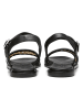 Marc O'Polo Shoes Leren sandalen zwart/crème