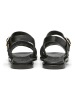 Marc O'Polo Shoes Leder-Sandalen in Schwarz