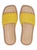 Marc O'Polo Shoes Pantoletten in Gelb/ Beige