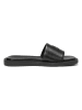 Marc O'Polo Shoes Leder-Pantoletten in Schwarz