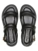 Marc O'Polo Shoes Leder-Sandalen in Schwarz