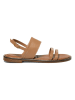 Marc O'Polo Shoes Skórzane sandały w kolorze jasnobrązowym