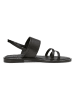 Marc O'Polo Shoes Leren sandalen zwart