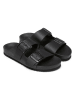Marc O'Polo Shoes Leder-Pantoletten in Schwarz