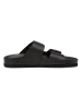 Marc O'Polo Shoes Leder-Pantoletten in Schwarz