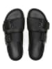 Marc O'Polo Shoes Leder-Pantoletten in Schwarz