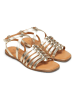 Marc O'Polo Shoes Leren sandalen goudkleurig