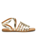Marc O'Polo Shoes Leder-Sandalen in Gold