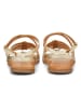 Marc O'Polo Shoes Leren sandalen goudkleurig