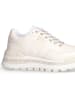 Liu Jo Leder-Sneakers in Creme