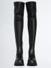 Liu Jo Overknee-Stiefel in Schwarz