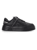 Liu Jo Leder-Sneakers in Schwarz