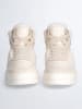 Liu Jo Leder-Sneakers in Creme