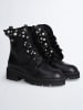 Liu Jo Leder-Boots in Schwarz