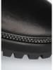 Liu Jo Leder-Stiefel in Schwarz