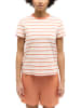 Mustang Shirt in Creme/ Orange/ Rosa