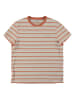 Mustang Shirt in Creme/ Orange/ Rosa